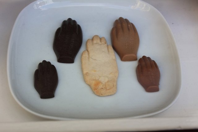 Chocolate hands?