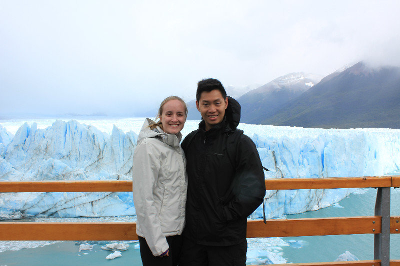 Us at the glacier