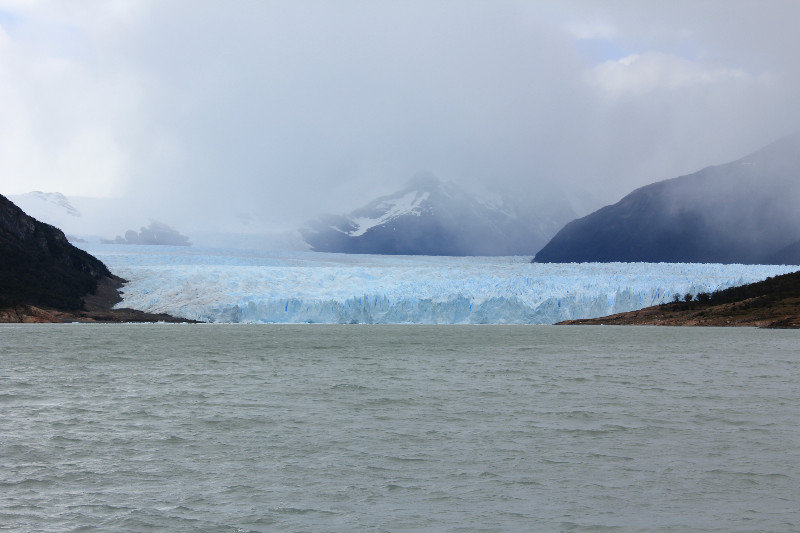 Approaching the south side of the glacier