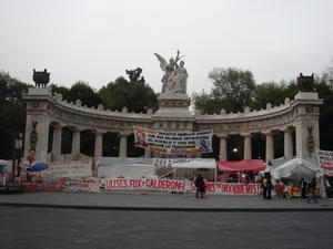 oaxaca demonstration..mexico city