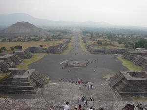 teotihuacan...from atop the pyramid of the moon