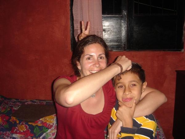 my & luis....family i stayed with