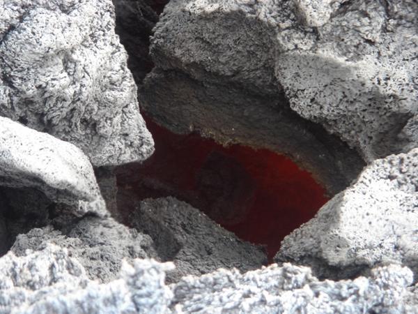 peek at the lava