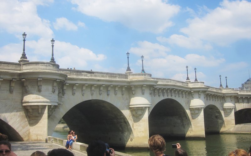 new bridge, it's the oldest on in paris though. ha ha ha