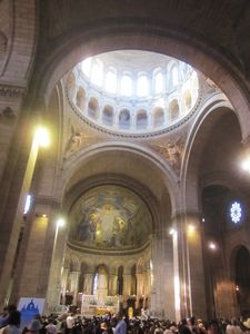 inside Sacré-Cœur Basilica