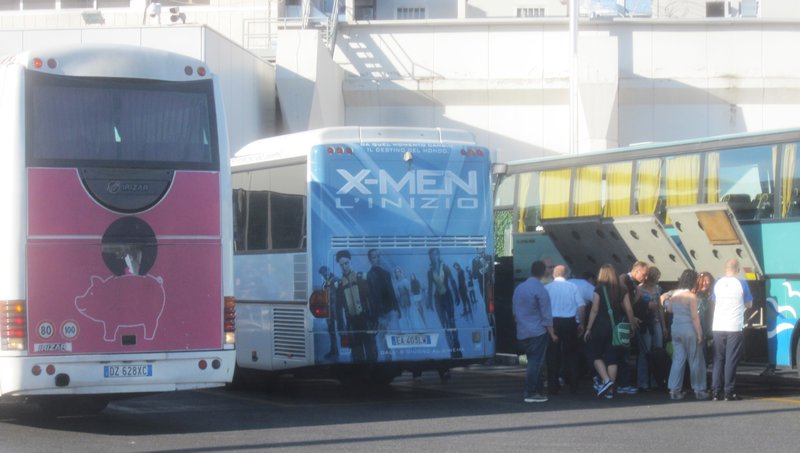 some buses, YEAH X-men!!!