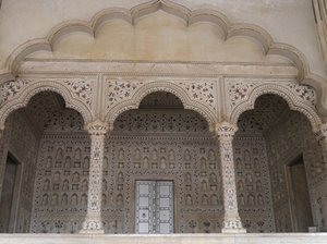 Agra Red Fort superb marble inlay 