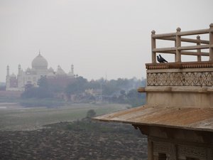 Agra Red Fort and the Taj Mahal 