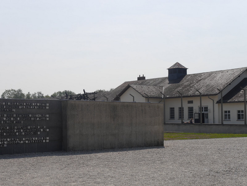 The L Shaped Maintenance Building where the prisoners were processed on arrival