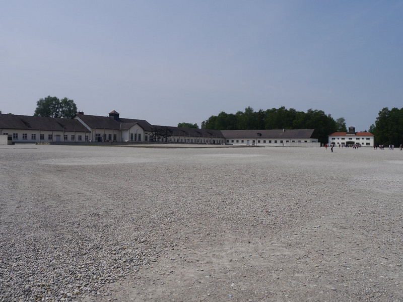 The immense parade ground where roll calls usually lasted at least an hour with everyone standing strictly to attention