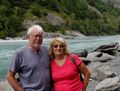 Our 23rd Wedding Anniversary. By the River Rhine in Switzerland
