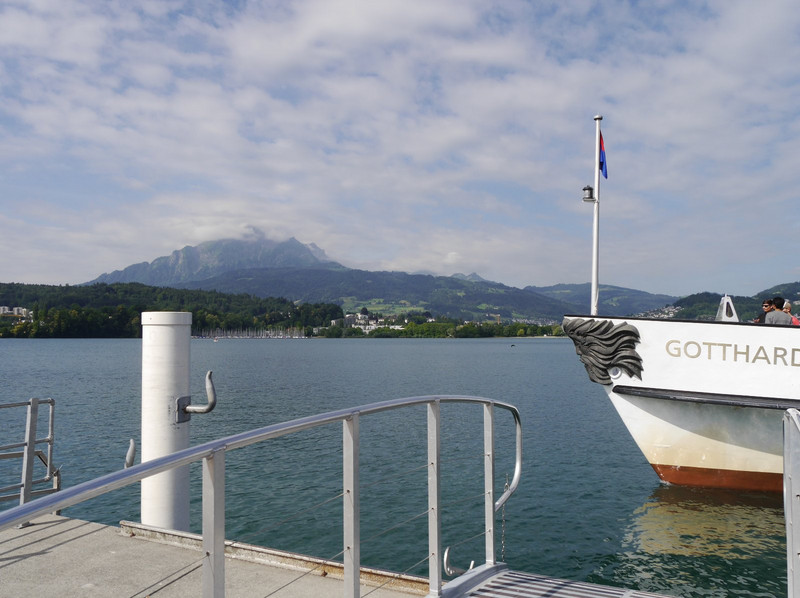 Boat to the base of Pilatus