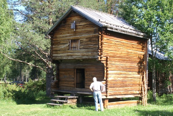 Superb example of log cottage