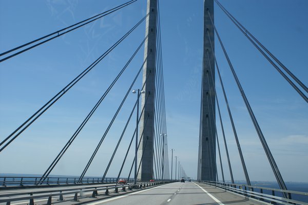 Fantasic bridge Malmo to Copenhagen