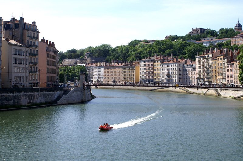Crossing the Saone River