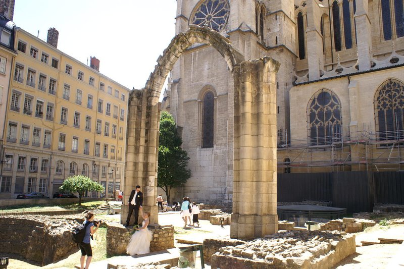 The Archaelogical garden by the Cathedral