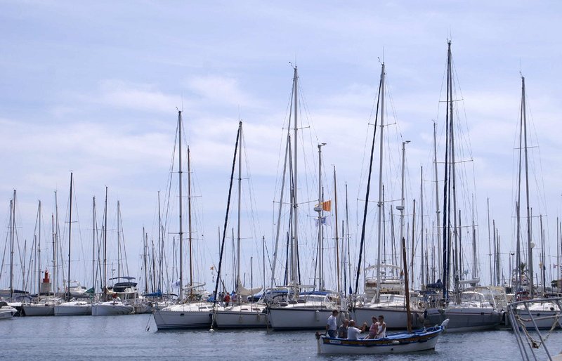 Tall masts in Sanary-sur-mer