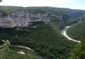 The mighty Ardeche river gorge