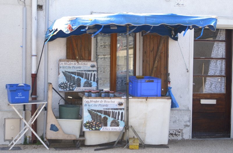 Fish on sale everywhere in Le Crotoy