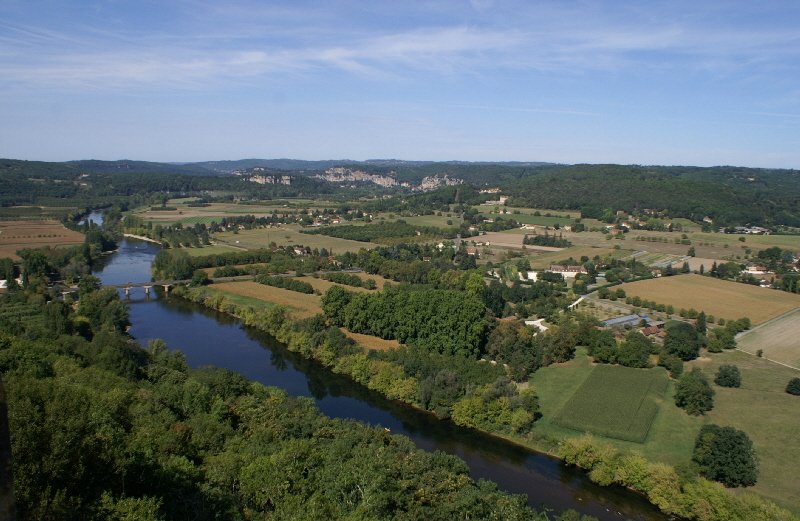 View over the Dordogne from Domme 