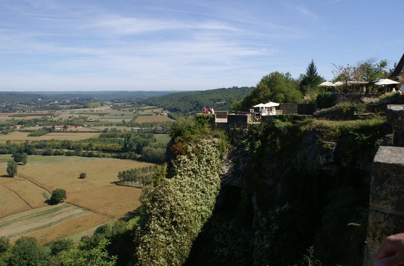 View to the other, east, side of the Dordogne valley