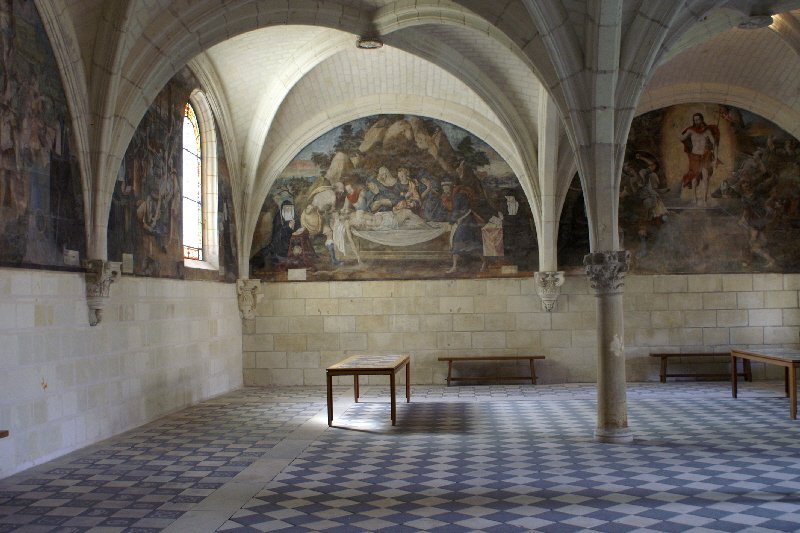 The Chapter Room at Fontevraud Abbey