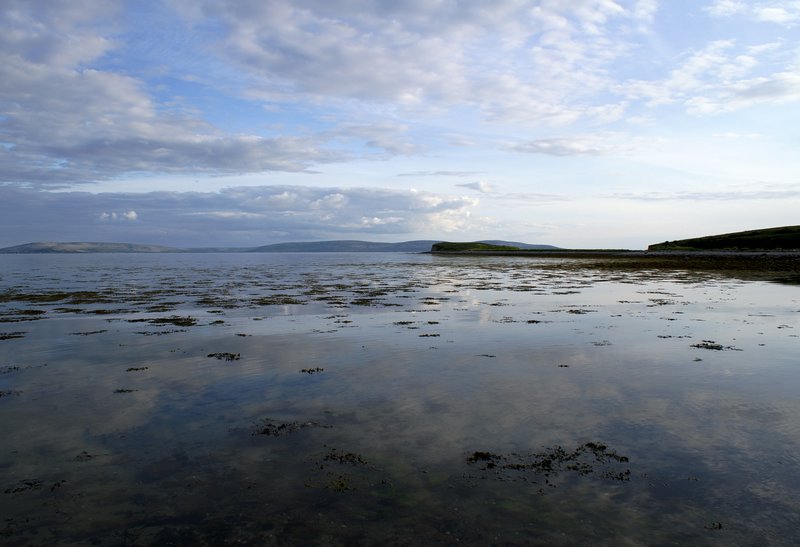 A last photo of the stunning Galway bay just by the campsite at dusk