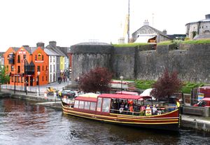 Athlone Viking cruise down the Shannon River.