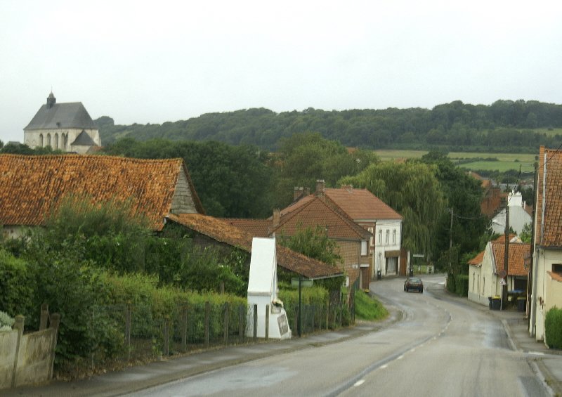 Through the pretty villages of northern France