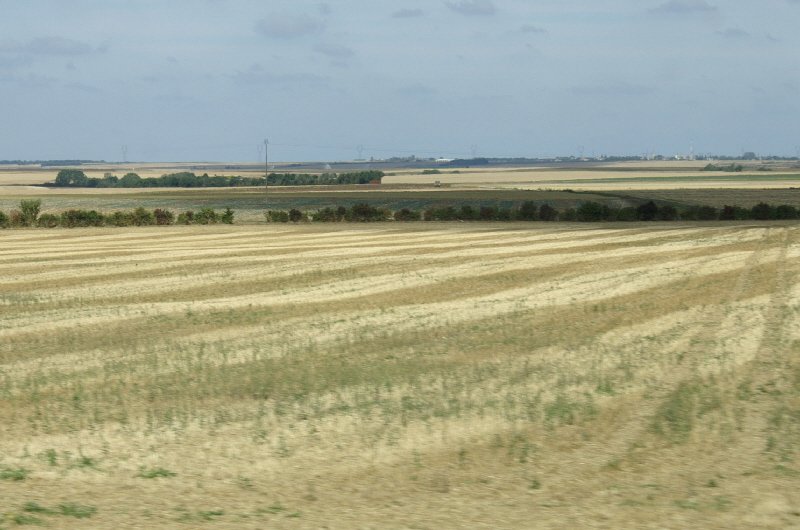Flat, endless fields of stubble