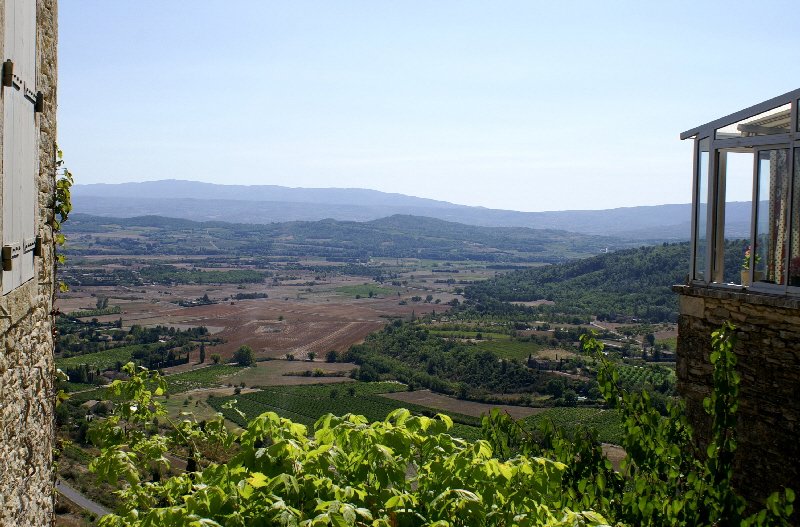 Scenic view over the Luberon