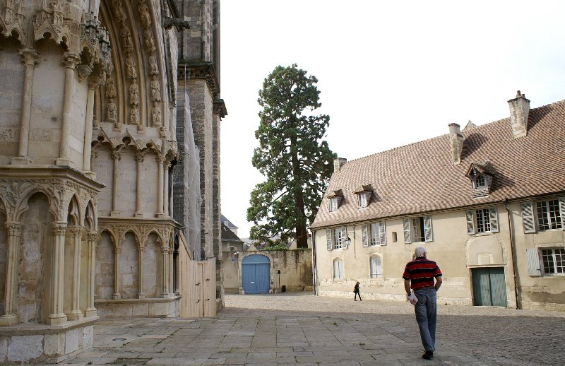 Bourges, outside the cathedral