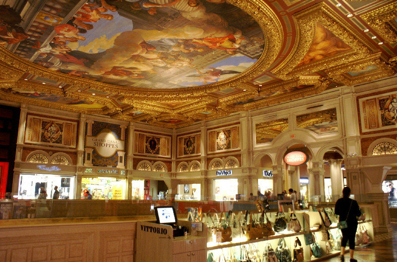Las Vegas Venetian Hotel ceiling painting