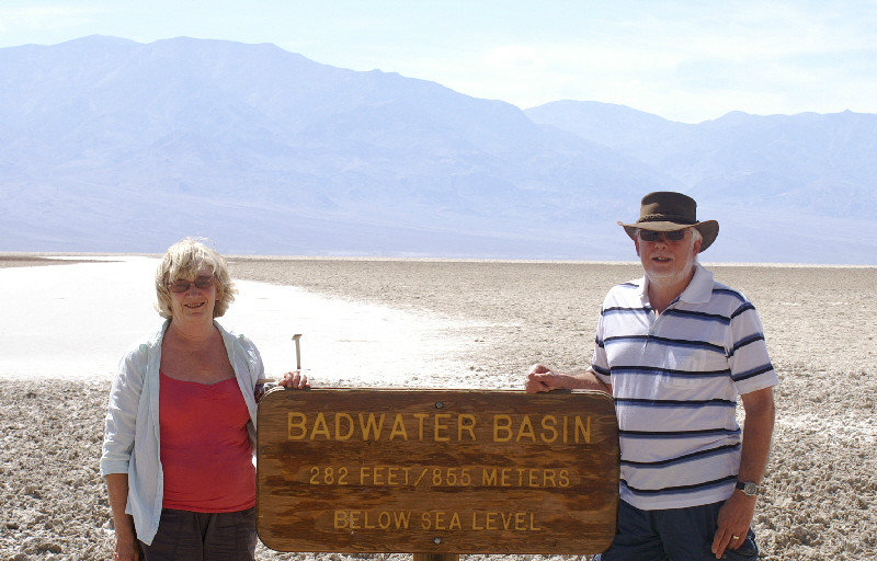 Us in Death Valley and we got out alive