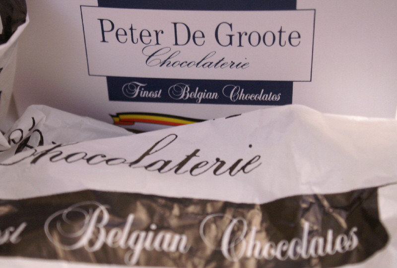 Chocolate - said with a Belgium accent 