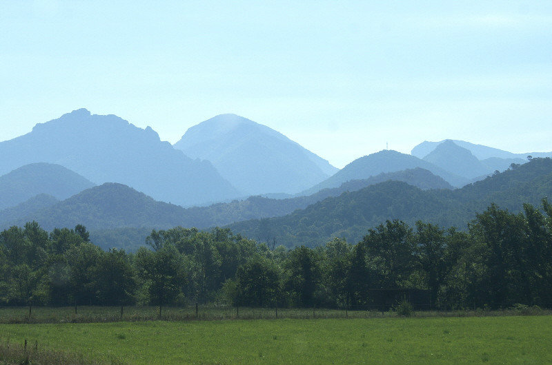 looking East over the foothills of the Alps