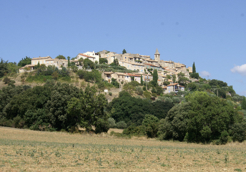 Hilltop town of Hautemont near Sisteron