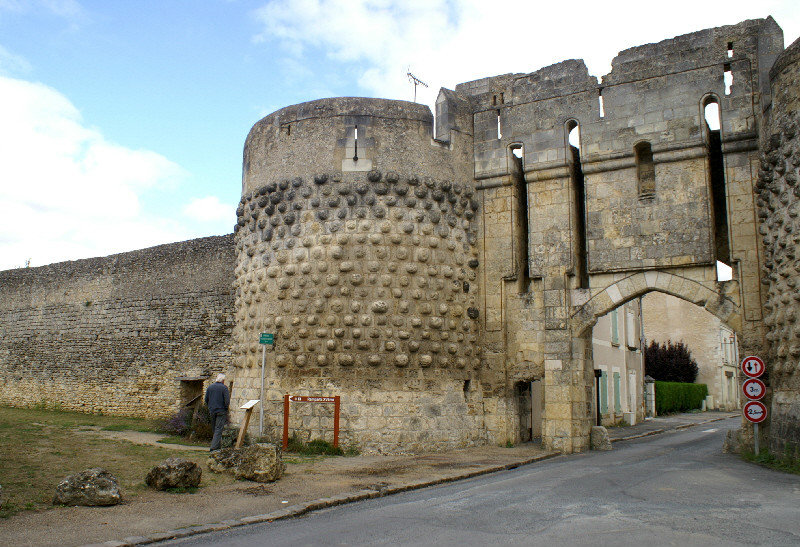 The entrance to the town through the rampart walls