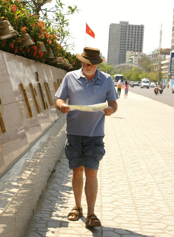 Always have one photo of Bob and the map each holiday