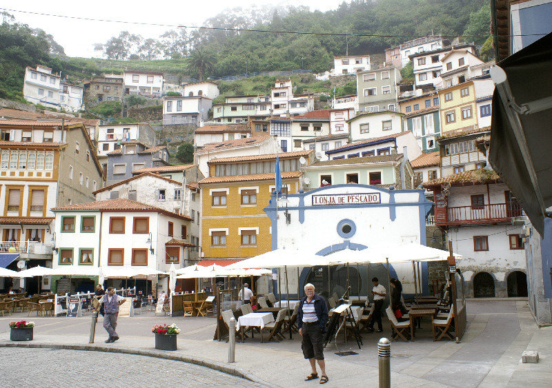 Cudillero Main square where most of the eating is done