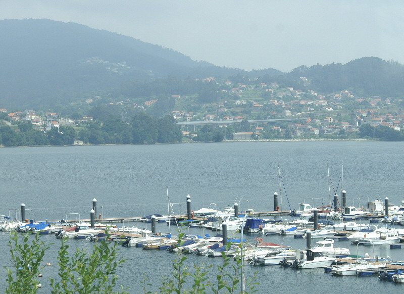 View down from the Pontevedra peninsula