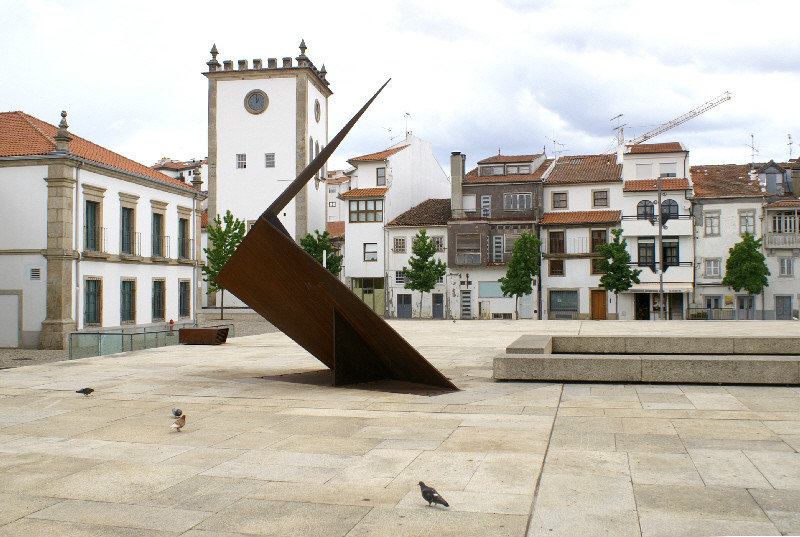Braganca a mix of old and new in this square