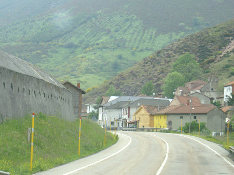 Braganca to Ribadesella - the road follows the railway - that is a tunnel on the left