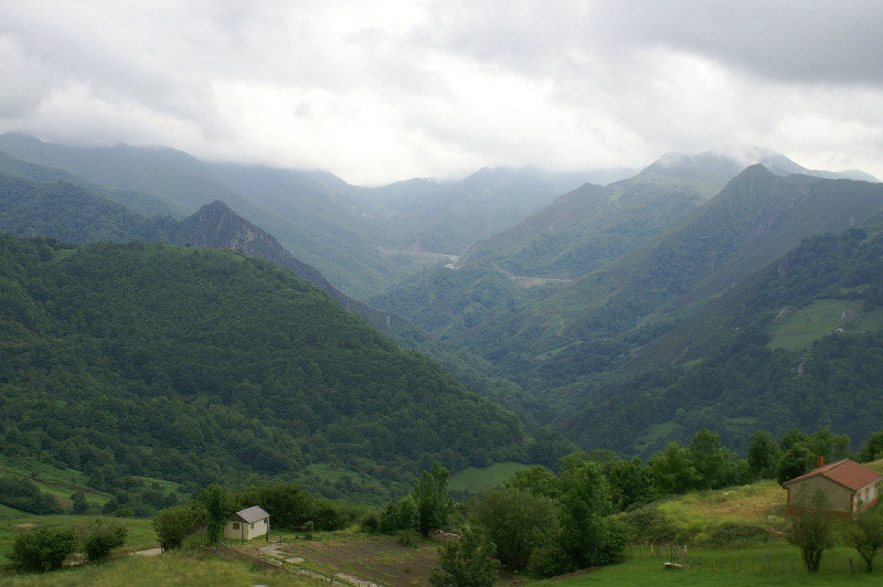 Braganca to Ribadesella - lovely views near the Picos mountains