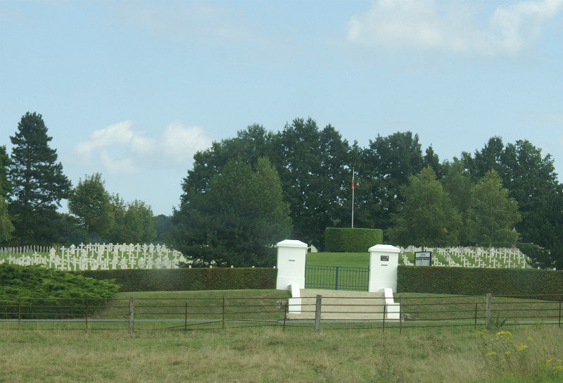 One of the many WWl cemeteries we passed en route