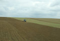 The big big fields of the Ardennes and a tiny tractor