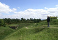 On top of the fort at Vaux