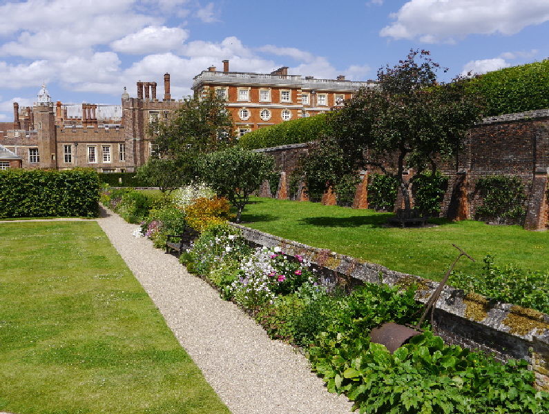 Hampton Court  - garden view