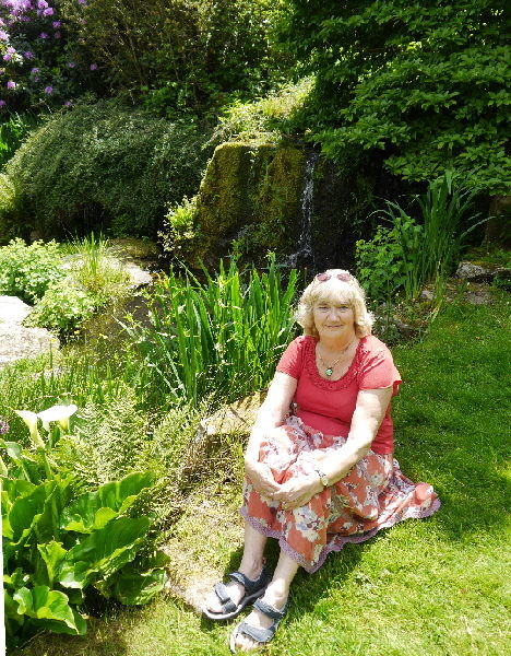 Me posing in the lovely grounds at Chartwell