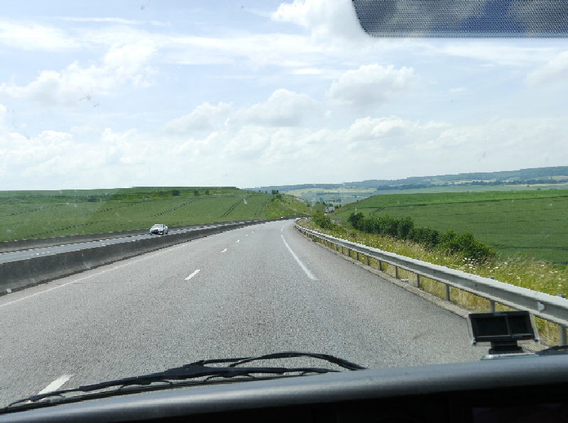 Driving through Normandy - what a pleasure to be on the open road in France again
